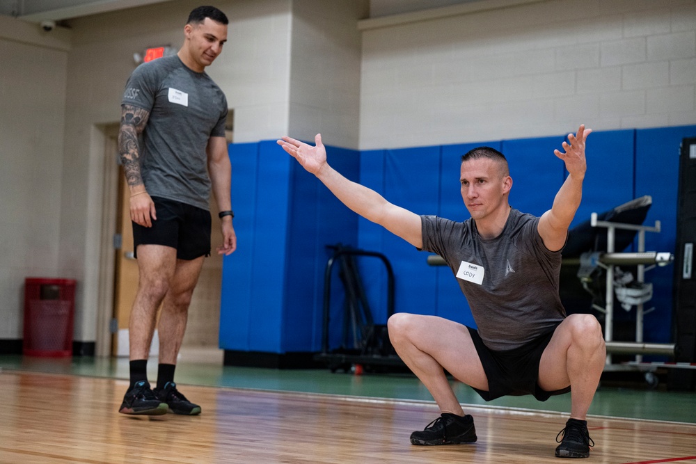 Space Force CrossFit training day