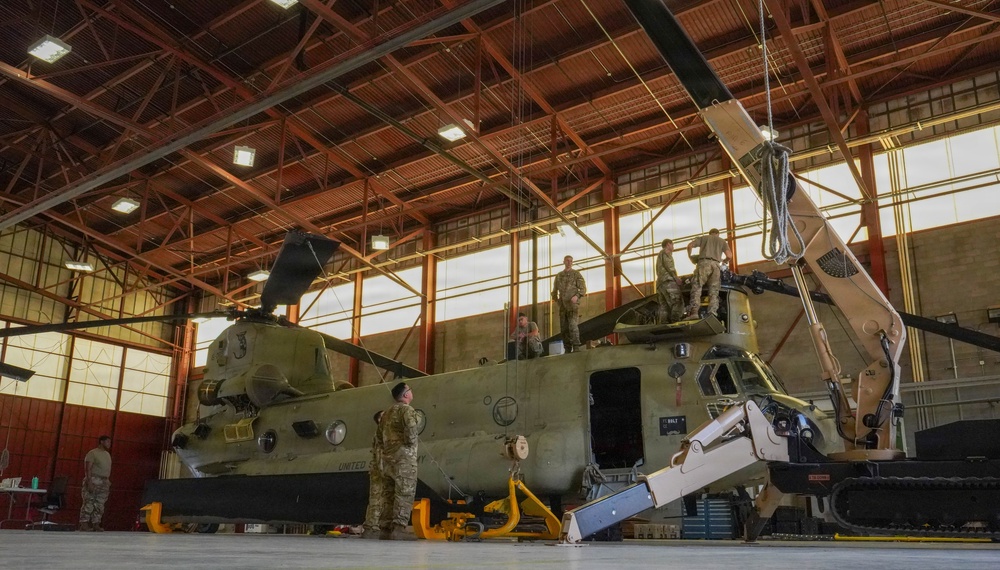 1st Air Cavalry maintenance in support of JFT-SB