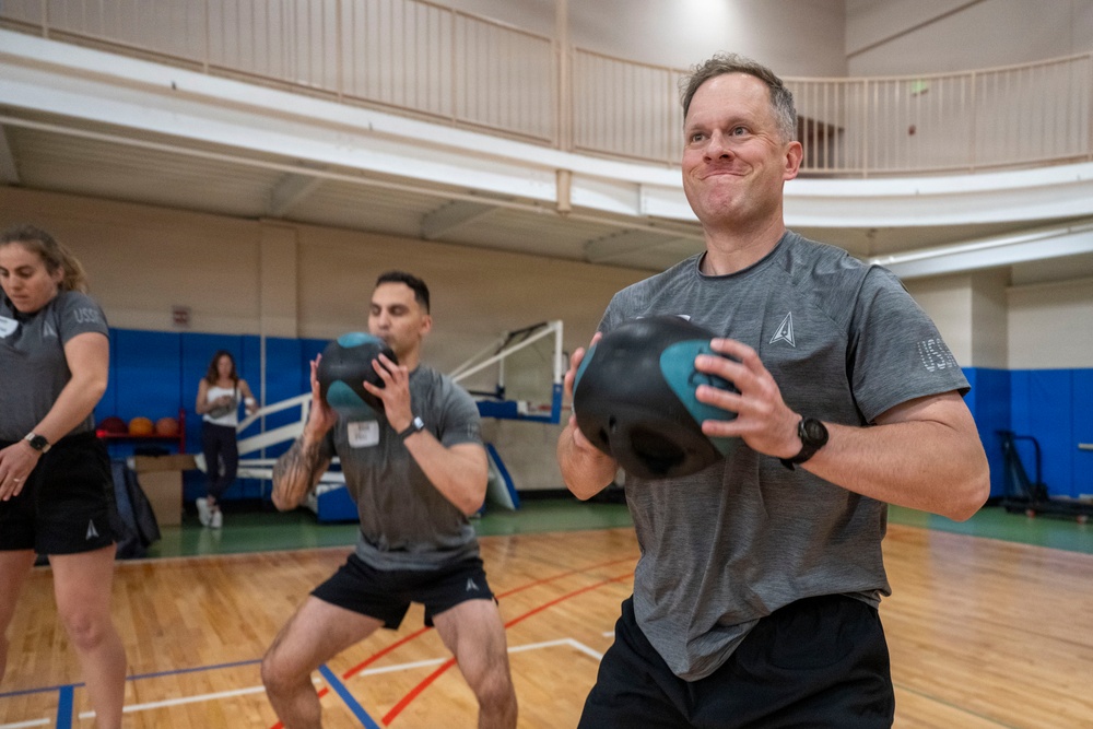 Space Force CrossFit training day