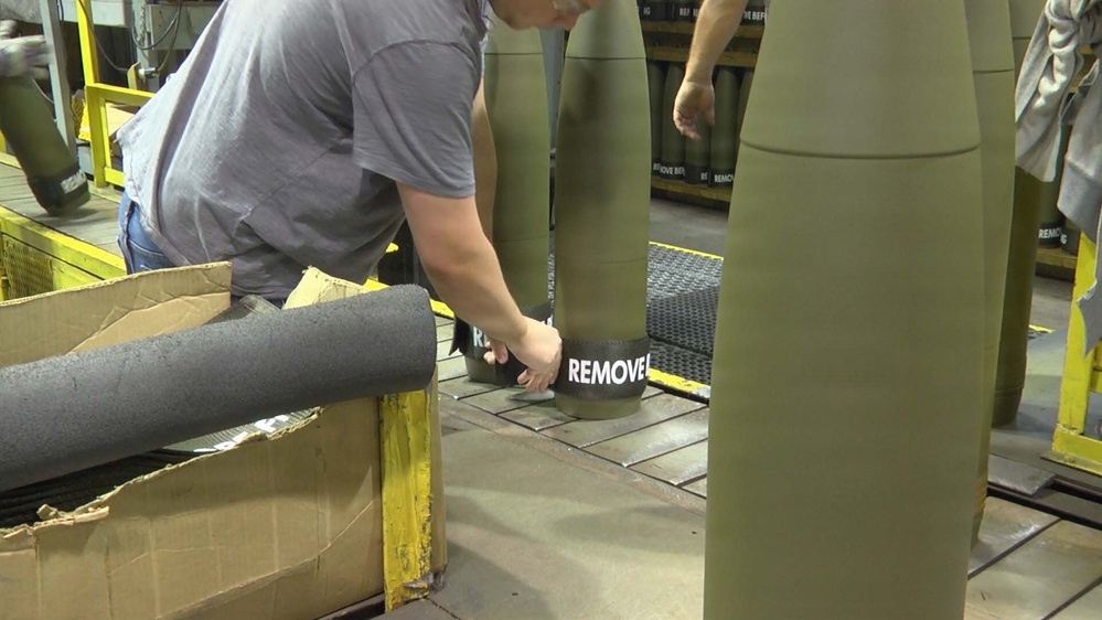 Scranton Army Ammunition Plant projectile protective band