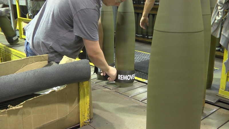Scranton Army Ammunition Plant projectile protective band
