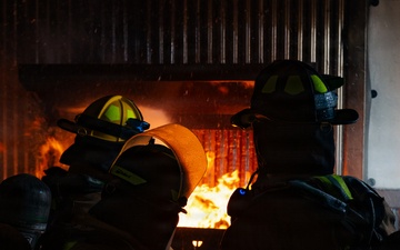 509 CES firefighters conduct live fire training at Whiteman AFB