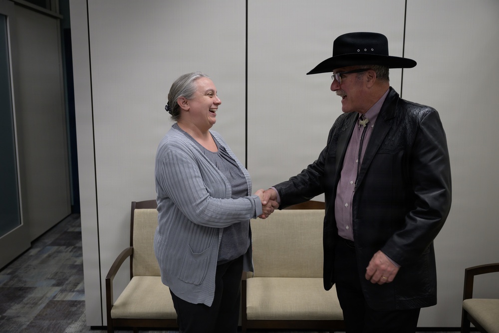 SAF/FM Visits Tinker Air Force Base