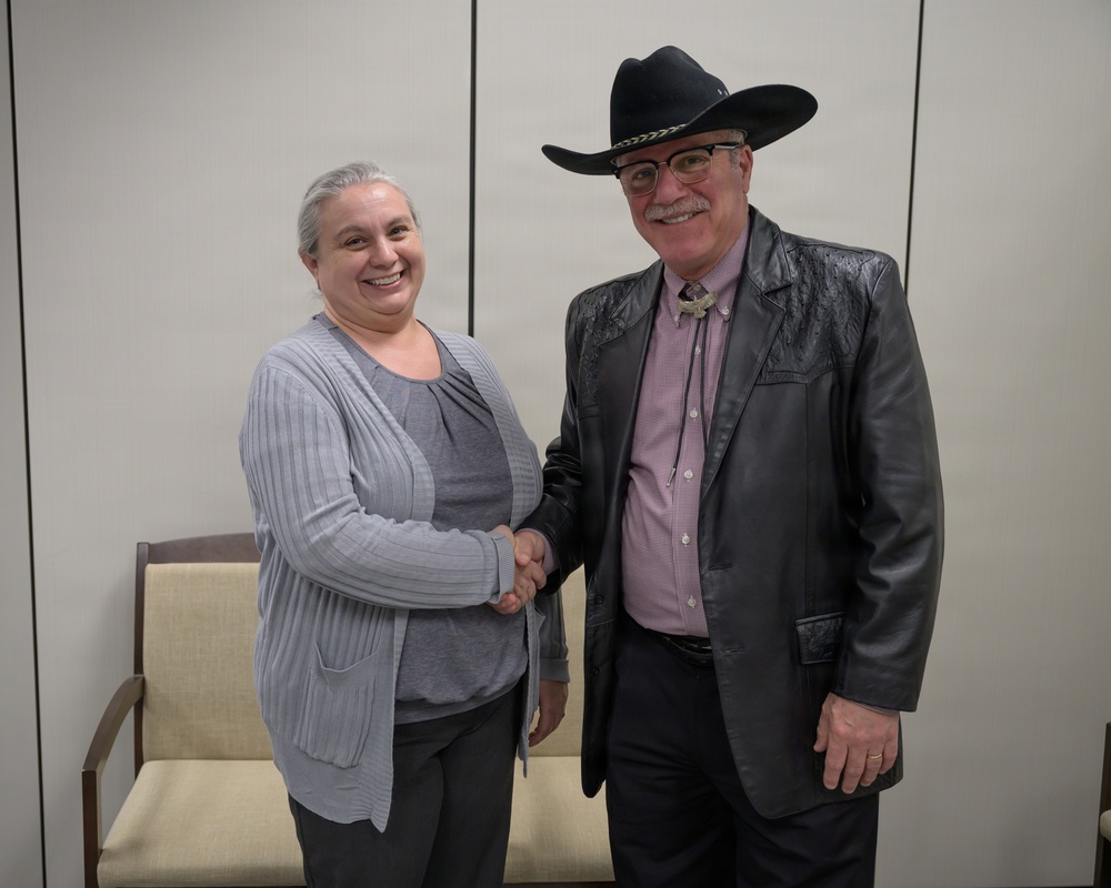 SAF/FM Visits Tinker Air Force Base