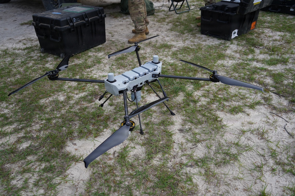 101st employs C-100 Drone at JRTC to Observe Artillery Impacts