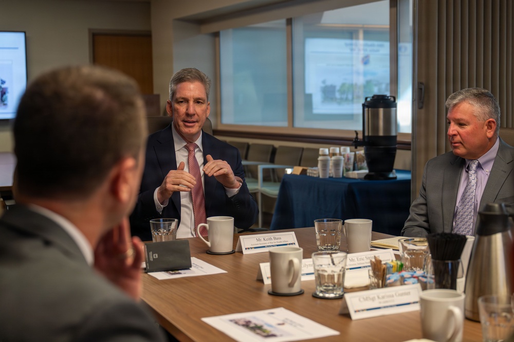 Keith M. Bass discusses federal health workforce priorities at Nellis AFB