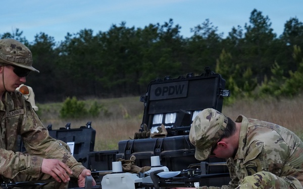 101st Employ C100 Drone at JRTC to Observe Artillery Impacts