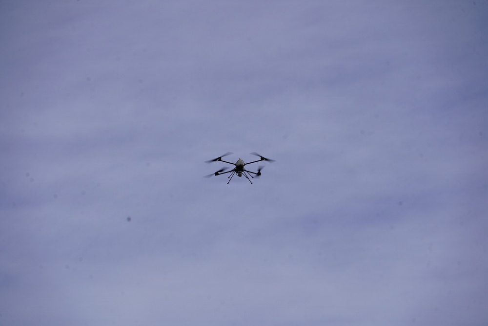 101st Employ C100 Drone at JRTC to Observe Artillery Impacts