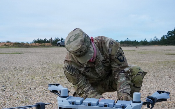 101st employ C100 Drone at JRTC to Observe Artillery Impacts