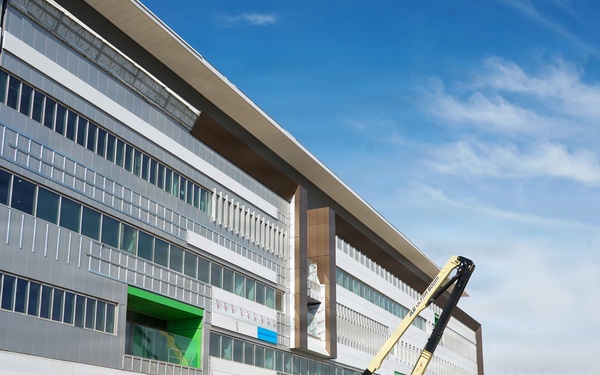 Construction continues at the site of the Louisvile VA Medical Center April 1, 2026