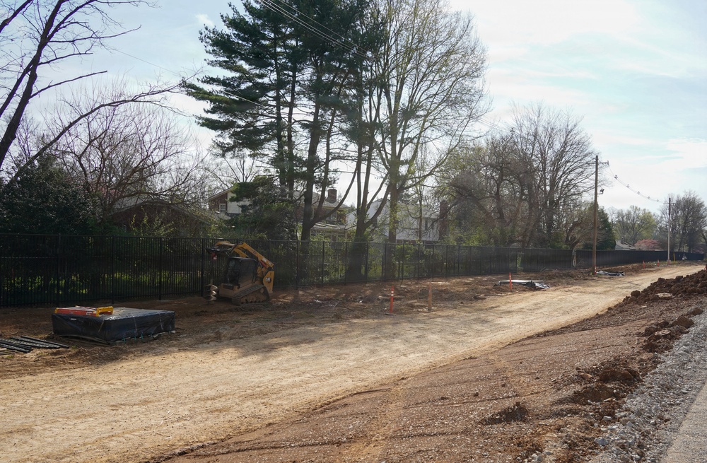 Construction continues at the site of the Louisvile VA Medical Center April 1, 2026