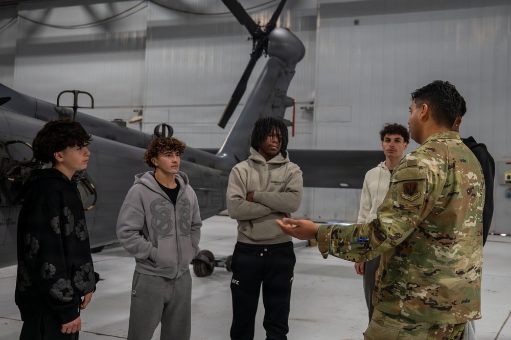 Nellis AFB welcomes foster kids for Airman for a Day tour