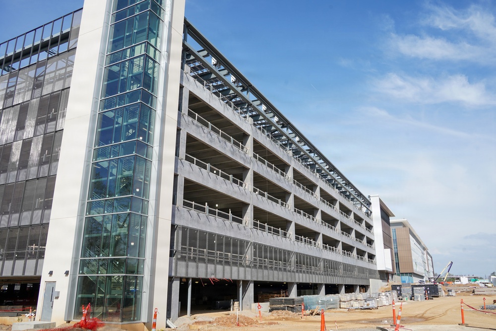 Construction continues at the site of the Louisvile VA Medical Center April 1, 2026