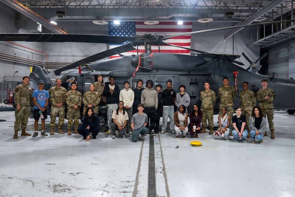 Nellis AFB welcomes foster kids for Airman for a Day tour