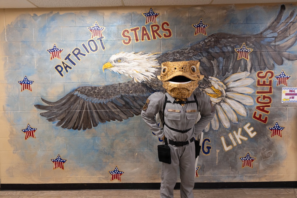 Tinker Elementary School awarded the Purple Star