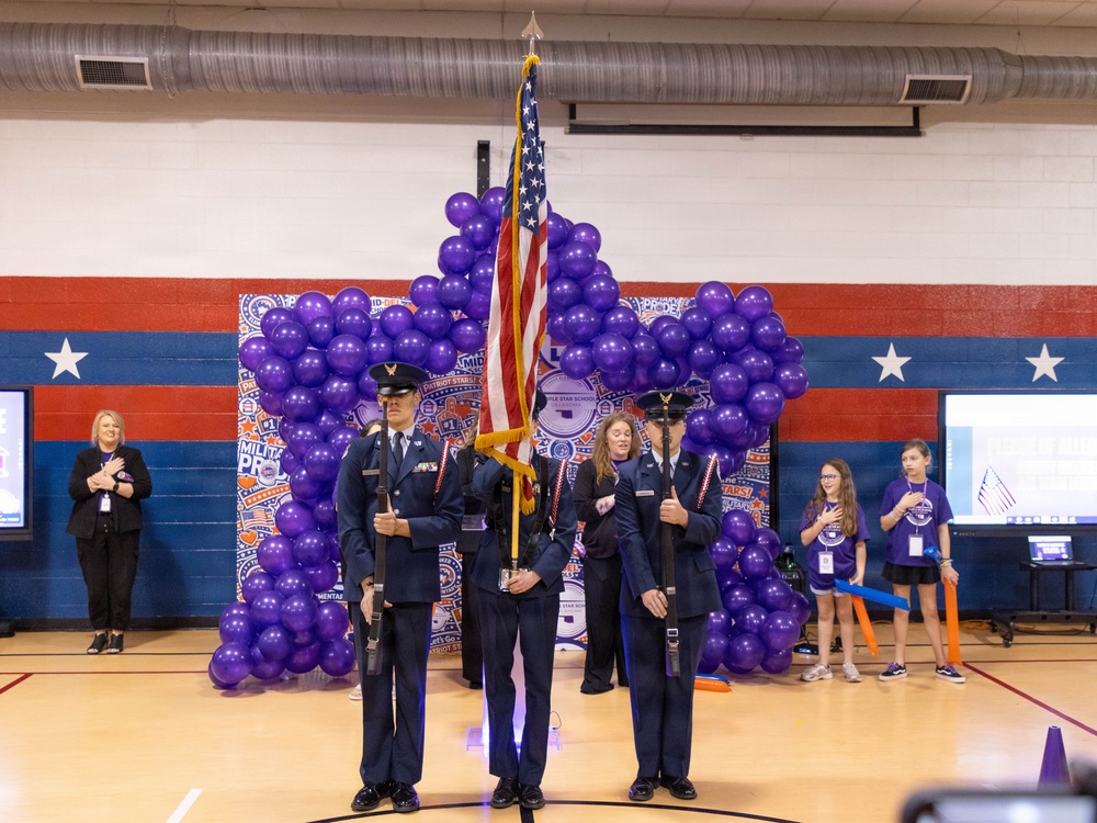 Tinker Elementary Awarded Purple Star Designation