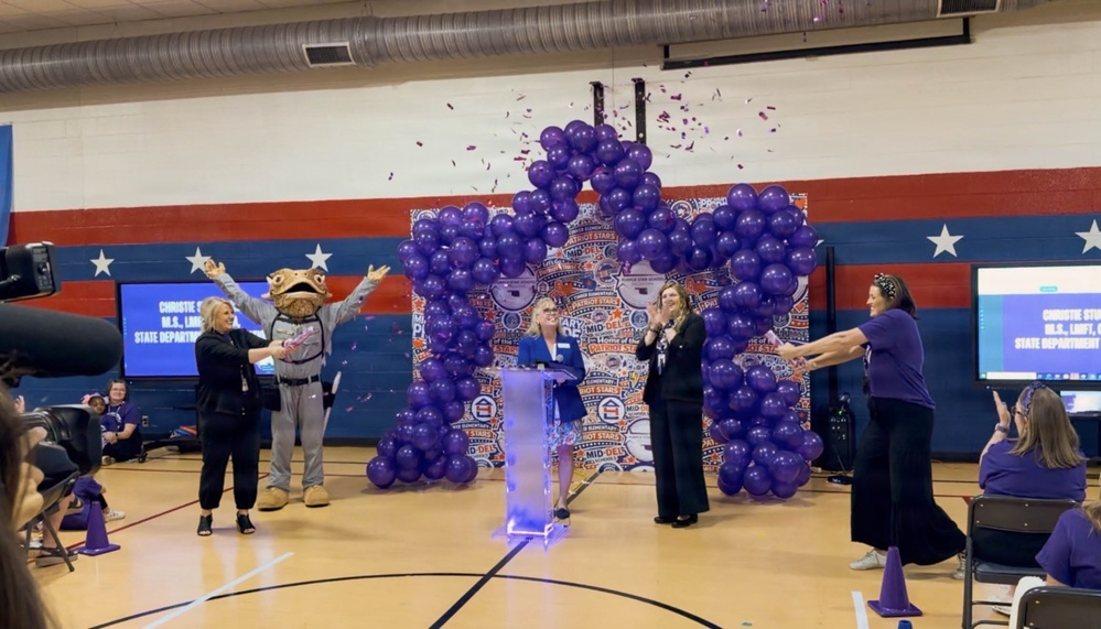 Tinker Elementary Awarded Purple Star Designation