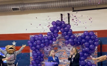 Tinker Elementary Awarded Purple Star Designation