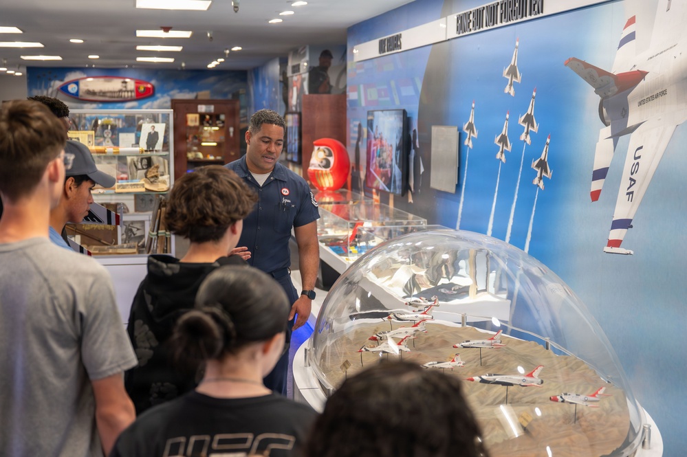 Nellis AFB welcomes foster kids for Airman for a Day tour