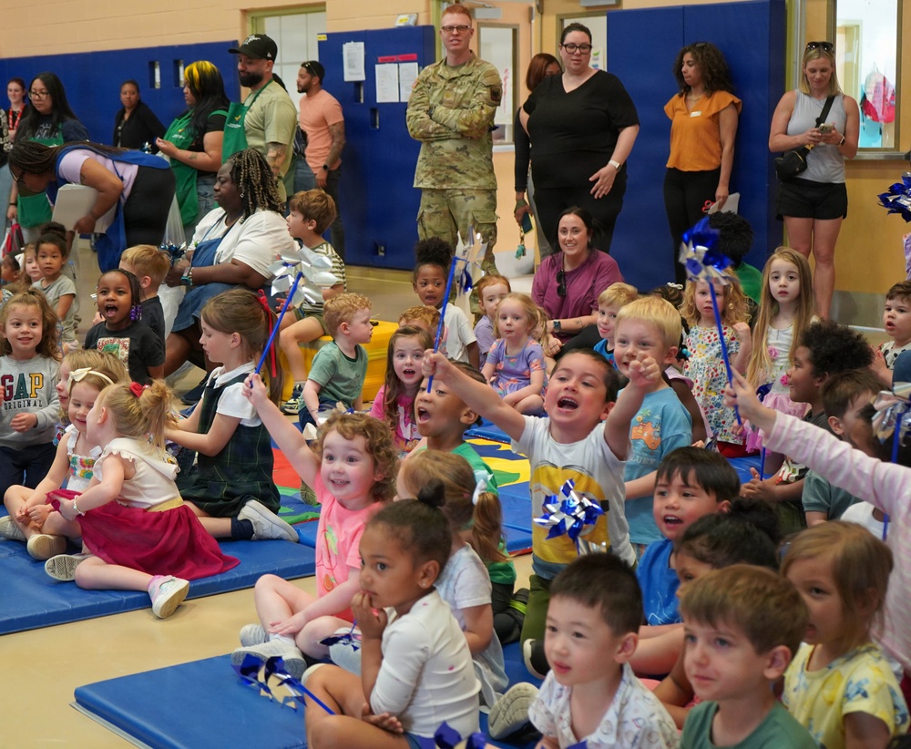 Children from the Cody Child Development Center at JBMHH