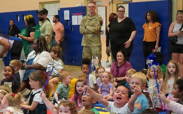 Children from the Cody Child Development Center at JBMHH