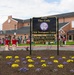Members of the U.S. Army Band perform during the Pinwheel Parade at Cody Child Development Center