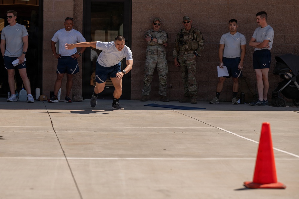 Airmen Display Agility During German Armed Forces Proficiency Badge Assessment