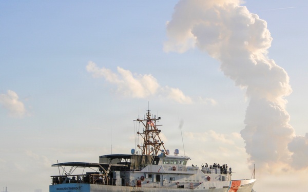 Coast Guard supports NASA Artemis II launch