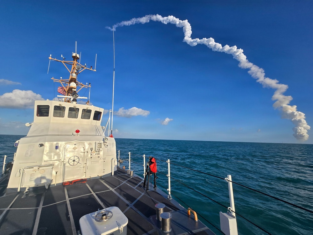 Coast Guard supports NASA Artemis II launch