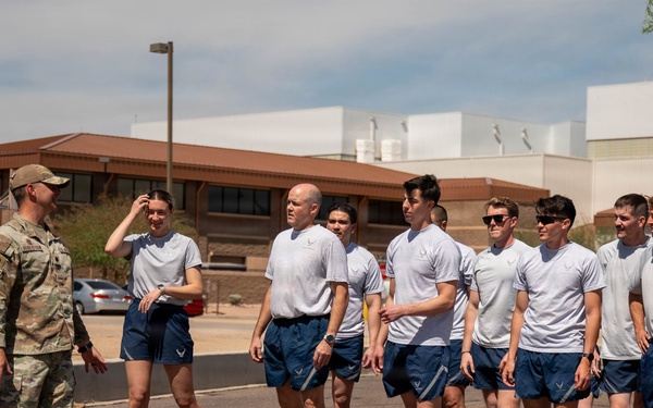 Airmen Race to the Finish During German Armed Forces Proficiency Badge Assessment