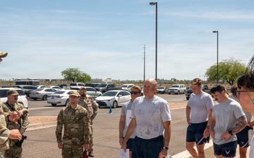 Airmen Race to the Finish During German Armed Forces Proficiency Badge Assessment