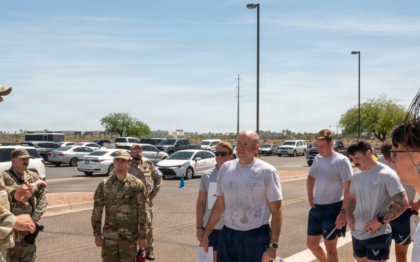 Airmen Race to the Finish During German Armed Forces Proficiency Badge Assessment