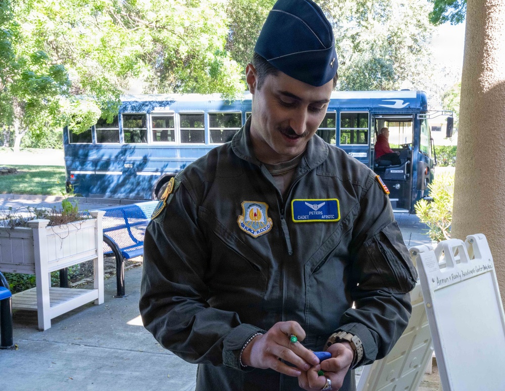 UC Berkeley ROTC cadets visit Travis AFB