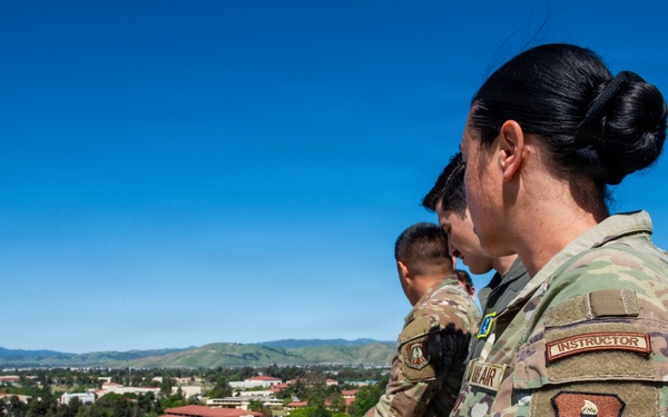 UC Berkeley ROTC cadets visit Travis AFB