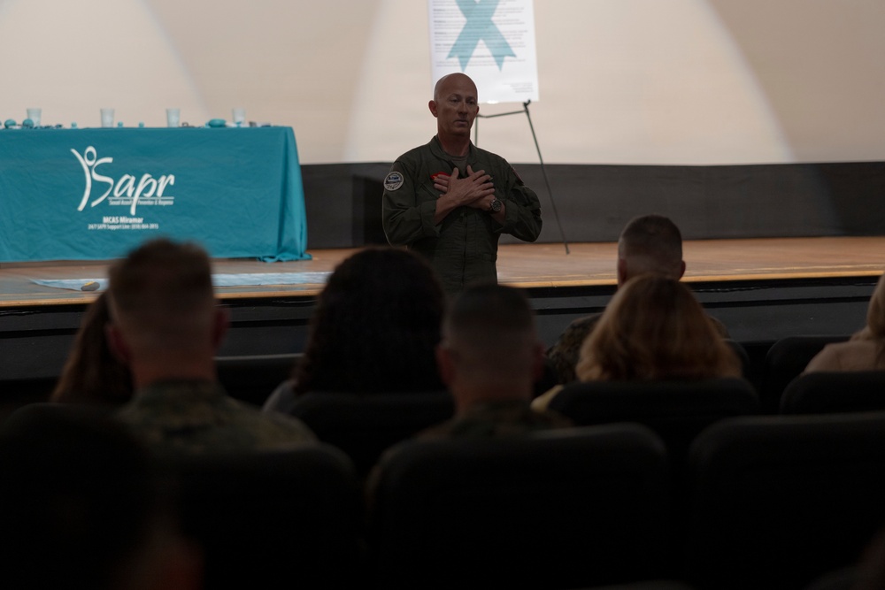 MCAS Miramar Sexual Assault Awareness and Prevention Month Proclamation Signing