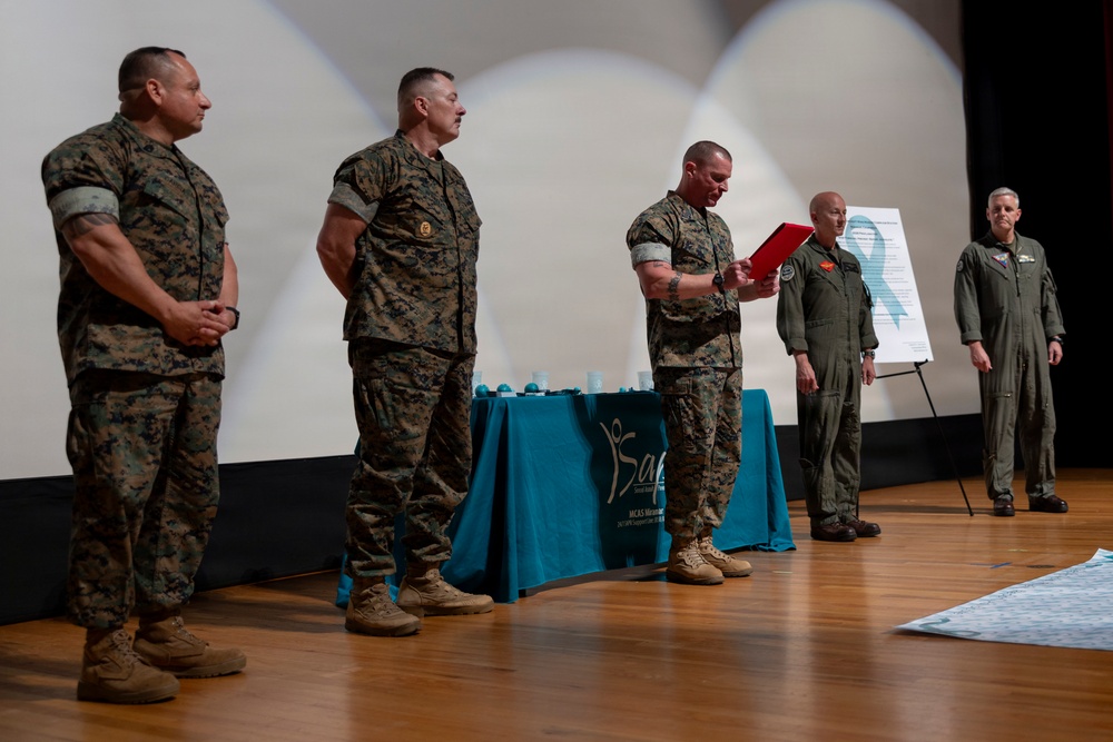 MCAS Miramar Sexual Assault Awareness and Prevention Month Proclamation Signing