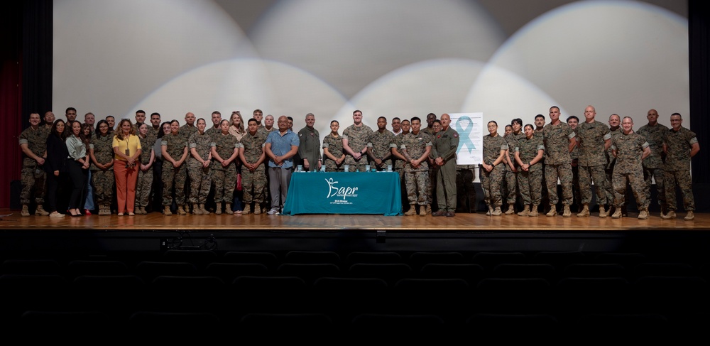 MCAS Miramar Sexual Assault Awareness and Prevention Month Proclamation Signing