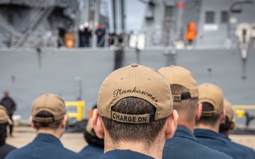USS Harvey C. Barnum Jr. (DDG 124) Conducts Ceremony Rehearsals
