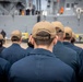 USS Harvey C. Barnum Jr. (DDG 124) Conducts Ceremony Rehearsals