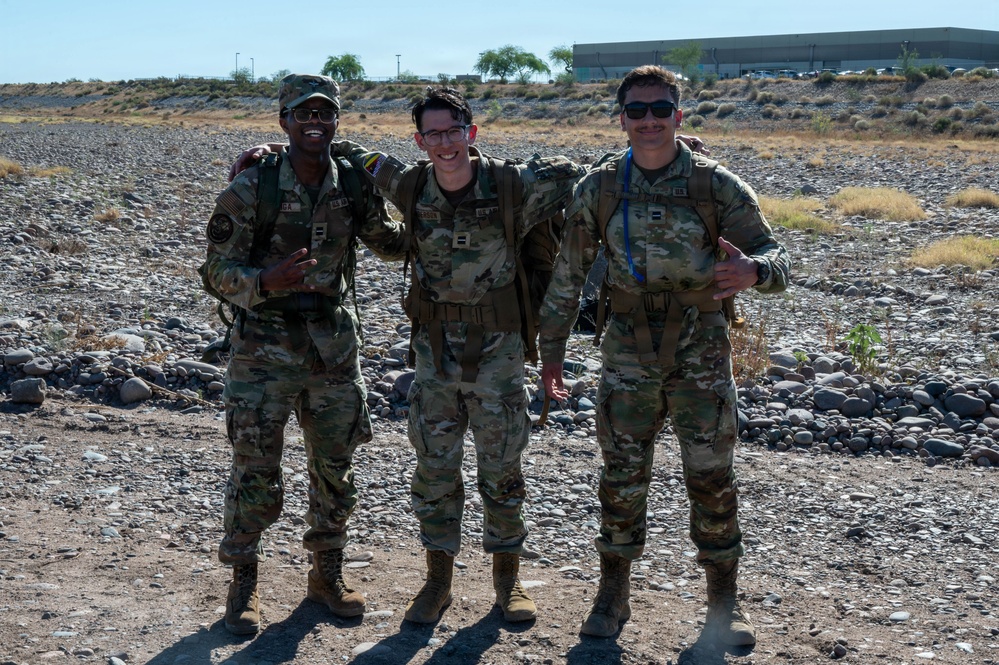 Airmen March During German Armed Forces Proficiency Badge Assessment