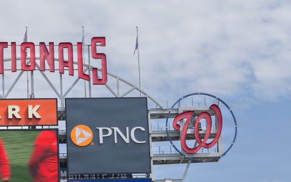 U.S. Army Ceremonial Band performs at Nationals Park Opening Day