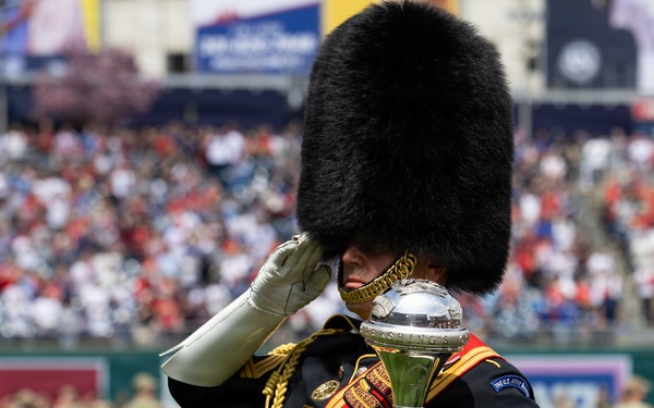 U.S. Army Ceremonial Band performs at Nationals Park Opening Day