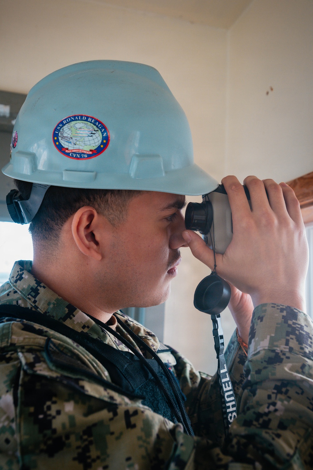 Ronald Reagan Sailors Work On Flight Deck
