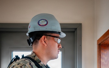 Ronald Reagan Sailors Work On Flight Deck