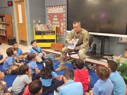 Fort Buchanan Commander Honors Military Children During Visit to Antilles Elementary School