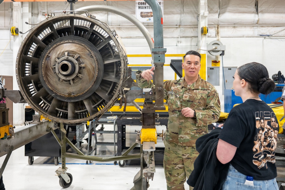 Nellis AFB welcomes foster kids for Airman for a Day tour