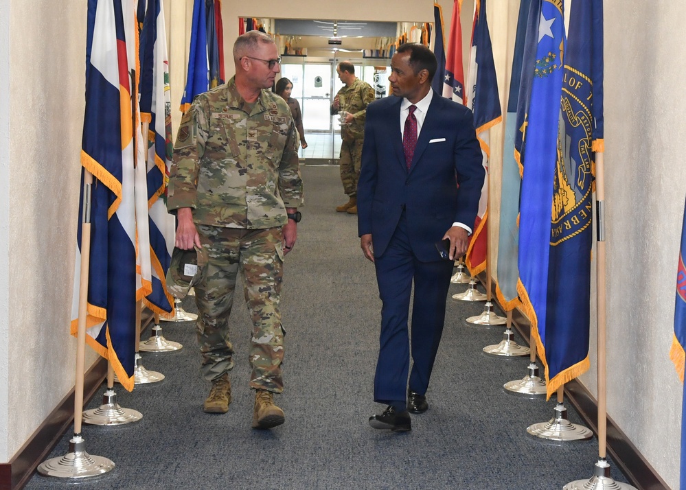 Rev. Raymond Robinson Jr., Visits Kirtland AFB