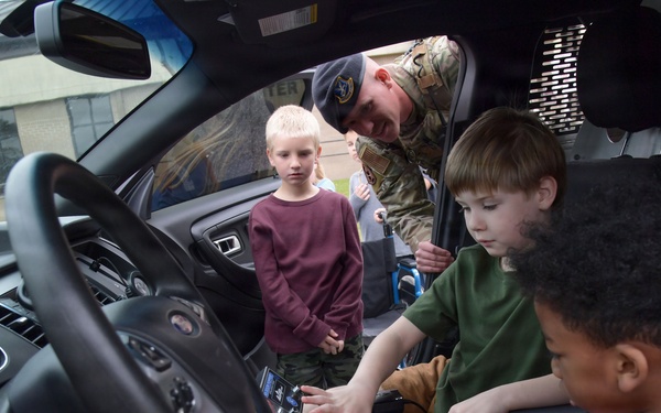 Youth center children attend career day