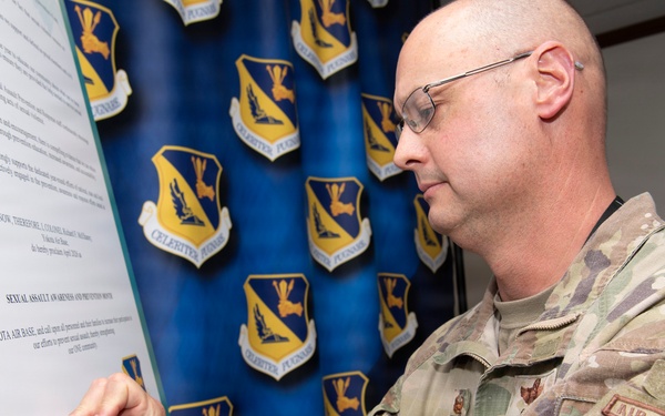 Yokota kicks off Sexual Assault Awareness, Prevention Month with proclamation