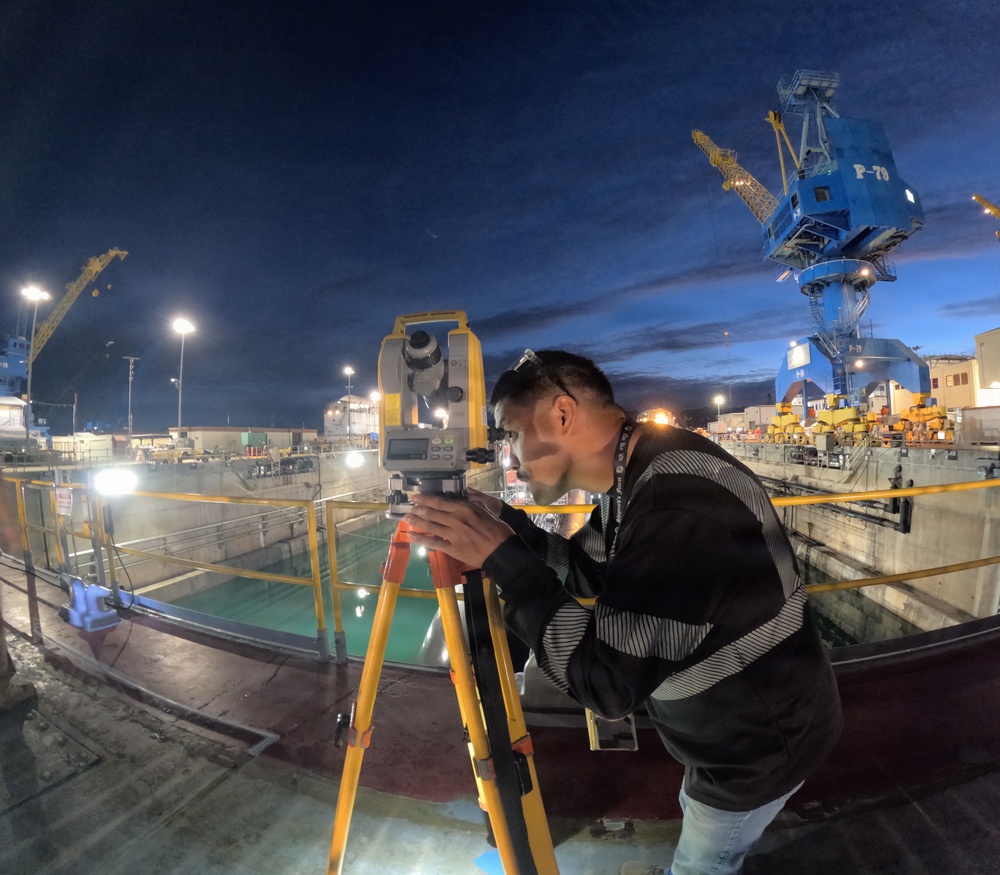 Pearl Harbor Naval Shipyard Undocks USS Colorado